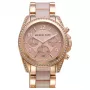 Michael Kors Parker Reloj cronógrafo para mujer de acero inoxidable color oro rosa MK5943