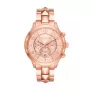 Michael Kors Pyper Reloj cronógrafo de mujer de acero inoxidable en tono oro rosa MK6713