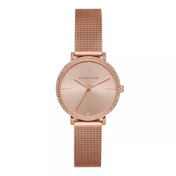 Michael Kors Pyper Reloj para mujer MK7122 32mm acero inoxidable tono oro rosa