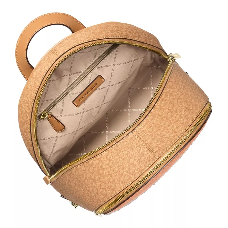 Michael Kors Mochila Raven Vanilla Piel Saffiano para mujer Mediana 35S5GRAB6VORA