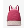 Michael Kors Rhea mochila Dark Berry piel Saffiano mujer 27x26x14 cm