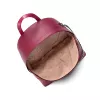 Michael Kors Rhea mochila mediana Dark Berry piel Saffiano herrajes dorados