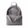 Michael Kors Rhea Mochila de mujer 28x23x10 cm Gris perla Piel Saffiano