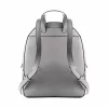 Michael Kors Rhea Mochila de mujer 28x23x10 cm Gris perla Piel Saffiano