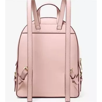 Mochila Michael Kors Slater 30x24x9 cm Powder Blush de mujer piel granulada