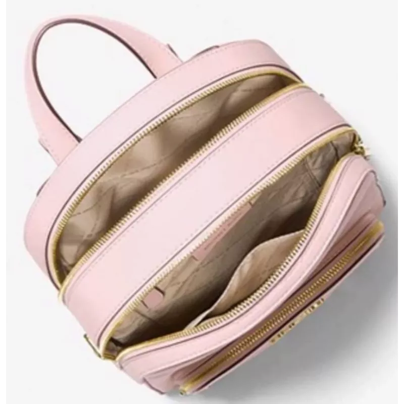 Mochila Michael Kors Slater 30x24x9 cm Powder Blush de mujer piel granulada