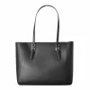 Bolso de mano para mujer Michael Kors Sullivan - Piel Saffiano, Negro, 34x27x11 cm