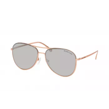 Gafas de sol unisex Michael Kors MK1089 montura de acetato gris transparente lente gris degradada 59mm