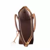 Michael Kors Vivianne Bolso al hombro Brown Multi lona recubierta con estampado de logo Signature