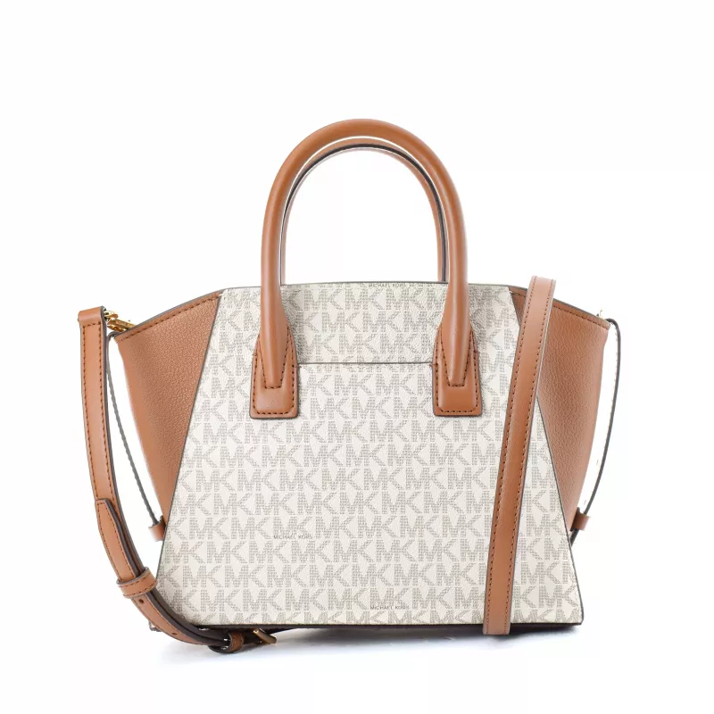 Michael Kors Voyager Bolso bandolera Vanilla Signature Coated Canvas