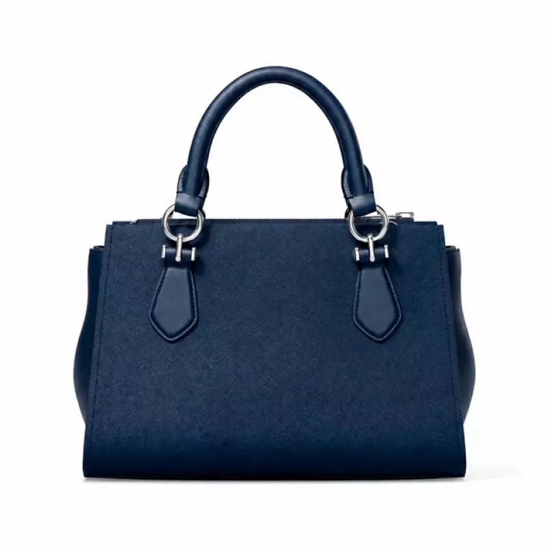 Bolso satchel de mujer Michael Kors Amelia Navy 35R6S6AM1LNAV (23x16x11cm)