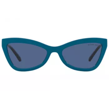Michael Kors Gafas de sol de ojo de gato de mujer MK2132U309780 carey marrón oscuro marrón degradado 55 mm