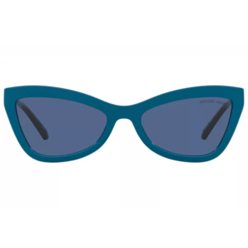 Michael Kors Gafas de sol de ojo de gato de mujer MK2132U309780 carey marrón oscuro marrón degradado 55 mm