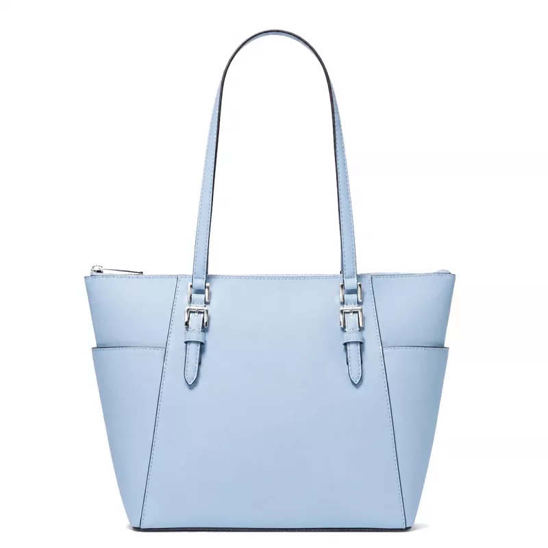 Bolso de hombro de mujer Michael Kors Cece de piel Saffiano Pale Gold 25x28x11 cm