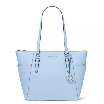 Bolso de hombro de mujer Michael Kors Cece de piel Saffiano Pale Gold 25x28x11 cm