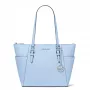 Bolso de hombro de mujer Michael Kors Cece de piel Saffiano Pale Gold 25x28x11 cm