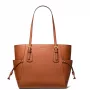 Michael Kors Bolso de hombro mujer Greenwich piel Saffiano Luggage 31x28x15cm