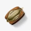 Michael Kors Bolso de hombro para mujer Greenwich Small en piel Saffiano Luggage