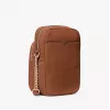 Michael Kors Bolso de hombro para mujer Greenwich Small en piel Saffiano Luggage