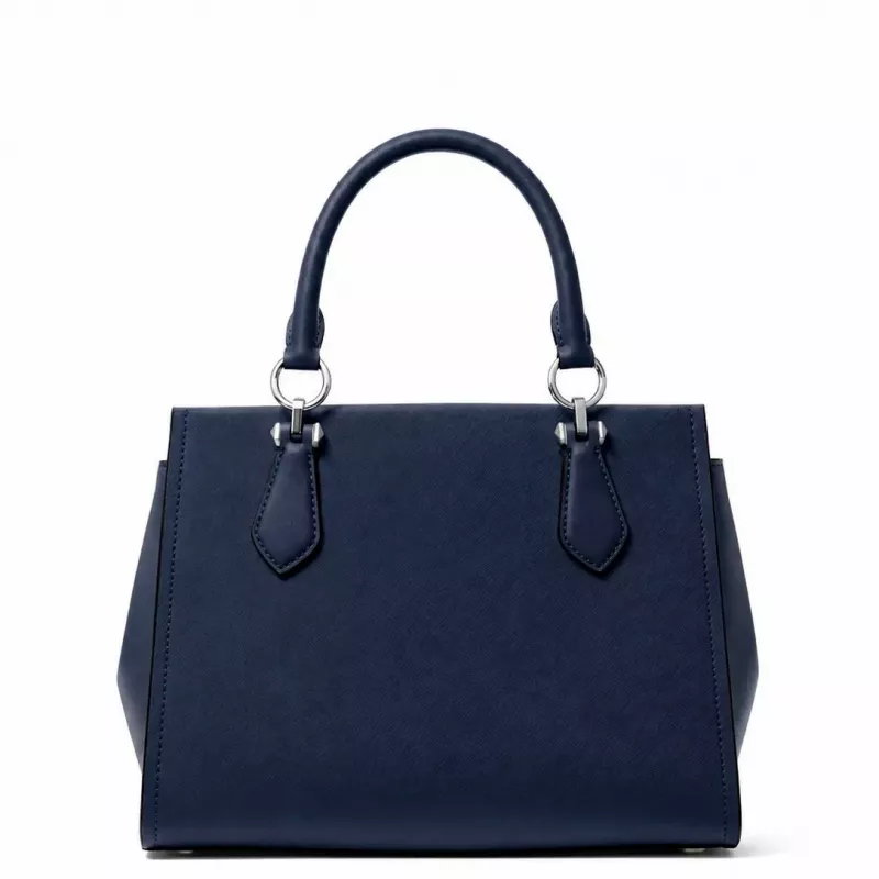 MICHAEL KORS Bolso bandolera mujer Jet Set Travel 35F5S6AS2LNAV Azul marino piel Saffiano (29x22x10 cm)