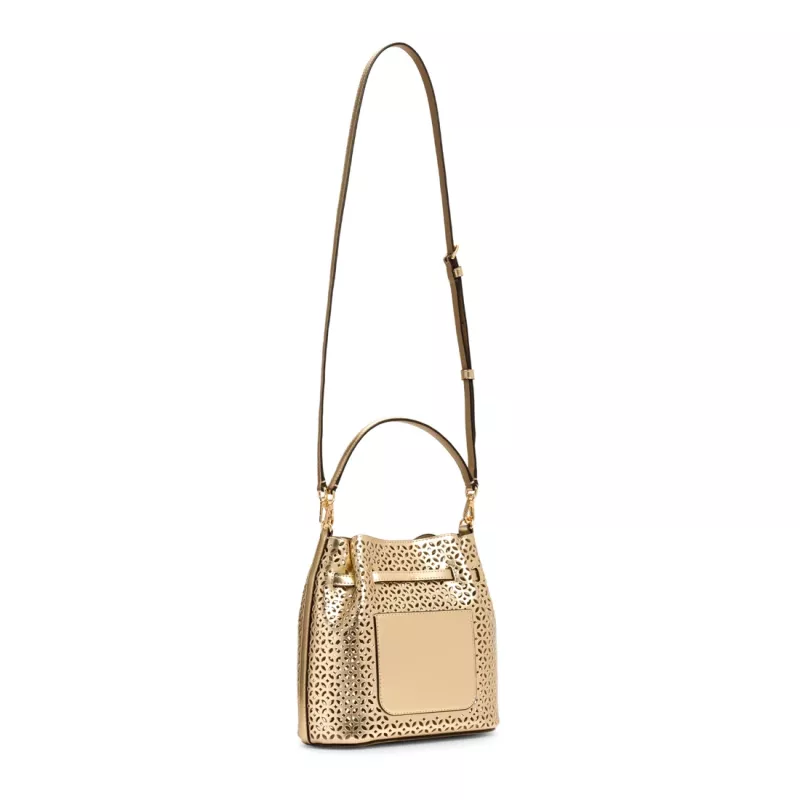 MICHAEL KORS bolso bandolera para mujer Jet Set Travel 35S6G2ZC1KPAL - Signature Canvas, herrajes dorados