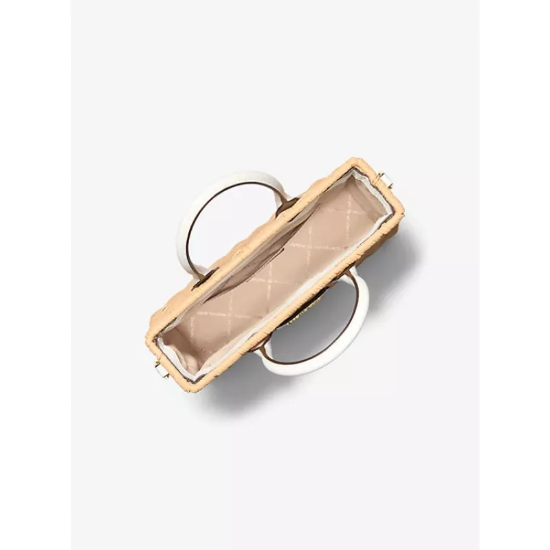 Bolso bandolera Michael Kors Jet Set Travel mujer 35T4G7ZC5WOPT - Signature Canvas, herrajes dorados
