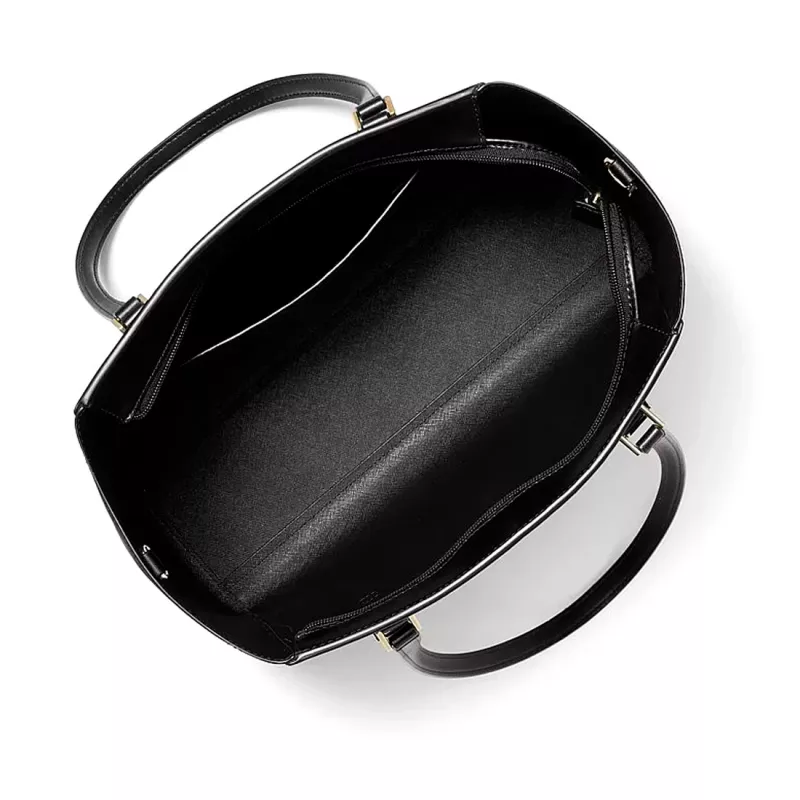 MICHAEL KORS Bolso tote Jet Set Travel Large Saffiano de piel para mujer 35R3GCFT3TBLA negro