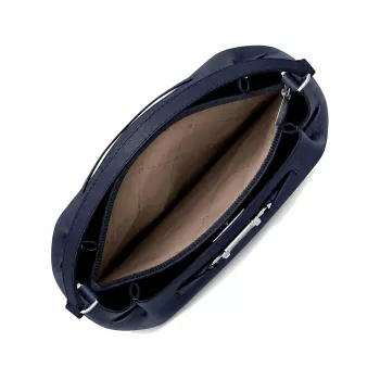 MICHAEL KORS Bolso bandolera para mujer Jet Set Travel Saffiano de piel 35R6S2ZS6TNAV, azul marino