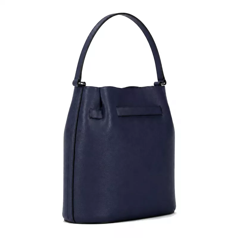 MICHAEL KORS Bolso bandolera para mujer Jet Set Travel Saffiano de piel 35R6S2ZS6TNAV, azul marino