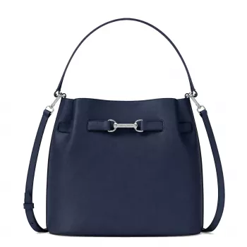 MICHAEL KORS Bolso bandolera para mujer Jet Set Travel Saffiano de piel 35R6S2ZS6TNAV, azul marino