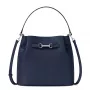MICHAEL KORS Bolso bandolera para mujer Jet Set Travel Saffiano de piel 35R6S2ZS6TNAV, azul marino