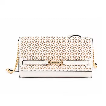MICHAEL KORS Bolso bandolera de mujer Jet Set Travel Saffiano de piel 35S6G2ZC7YLTC 22x15x4cm
