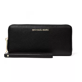 Michael Kors bolso de muñeca de piel Saffiano Jet Set Travel mujer, negro