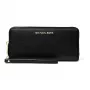 Michael Kors bolso de muñeca de piel Saffiano Jet Set Travel mujer, negro