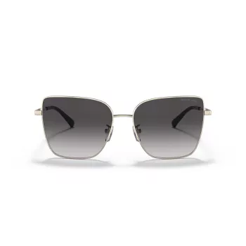 Michael Kors Gafas de sol Aviator para mujer MK1108 Light Gold Gris degradado 57mm