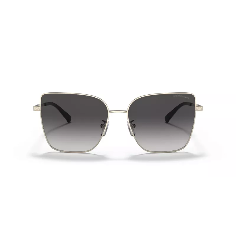 Michael Kors Gafas de sol Aviator para mujer MK1108 Light Gold Gris degradado 57mm