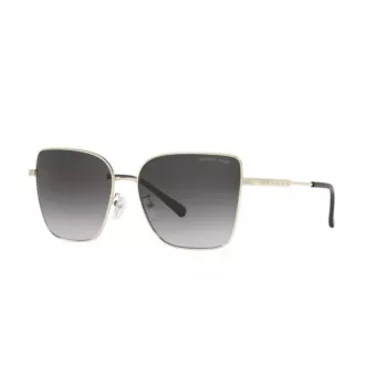 Michael Kors Gafas de sol Aviator para mujer MK1108 Light Gold Gris degradado 57mm