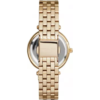Michael Kors Reloj para mujer MK3365 Caja de acero inoxidable tono oro rosa 34 mm