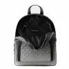 Michael Kors mujer Rhea mochila 28x23x10 cm Black Signature Canvas