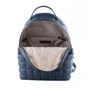 Michael Kors Mochila de mujer Rhea Azul marino Piel Saffiano 35R5S6HB6VNAV