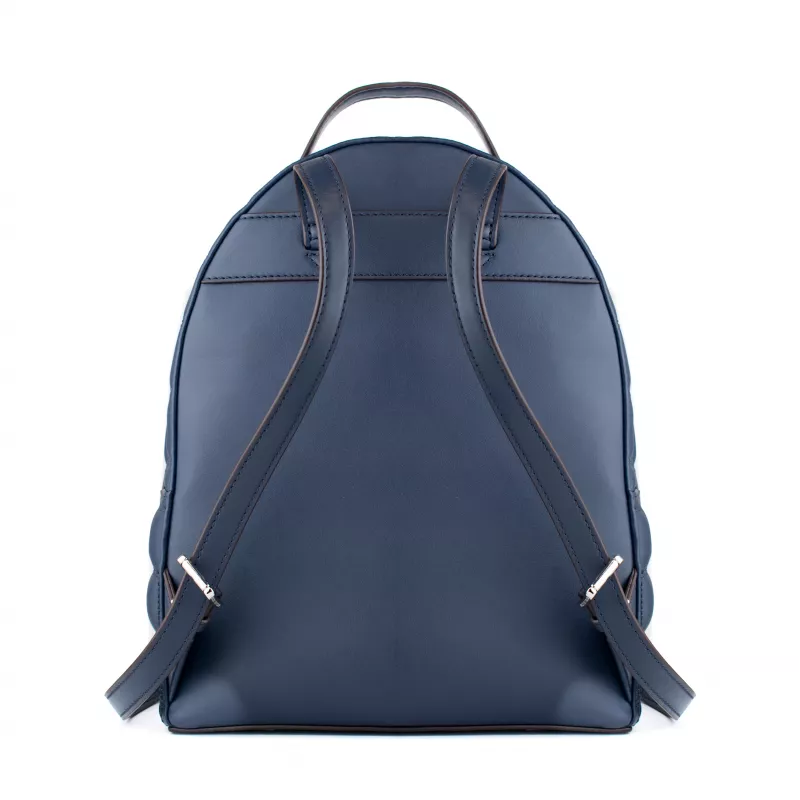 Michael Kors Mochila de mujer Rhea Azul marino Piel Saffiano 35R5S6HB6VNAV