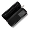 Monedero y funda para móvil con cremallera Michael Kors de piel Saffiano para mujer, negro (Jet Set Travel) - 35S6STVE9LBLA