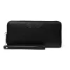 Monedero y funda para móvil con cremallera Michael Kors de piel Saffiano para mujer, negro (Jet Set Travel) - 35S6STVE9LBLA