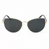 Michael Kors Gafas de sol para mujer MK-1162-BLACK (lente/puente/varilla) 58/16/140 mm