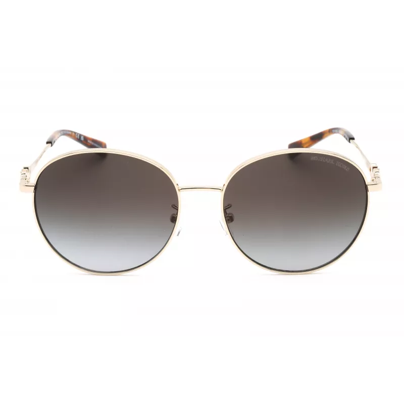 Gafas de sol de mujer Michael Kors MK1119-10148G montura cuadrada gris transparente lentes grises degradadas 57/16/140 mm
