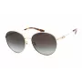 Gafas de sol de mujer Michael Kors MK1119-10148G montura cuadrada gris transparente lentes grises degradadas 57/16/140 mm