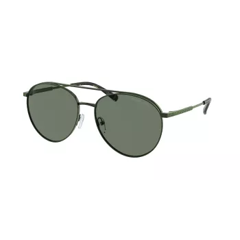 Michael Kors Gafas de sol para mujer MK1138-18943H Oro rosa Marrón degradado 58mm