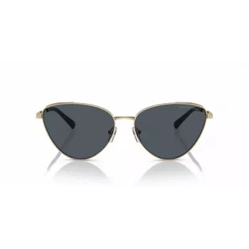 Michael Kors gafas de sol mujer MK1140-10146G montura oro rosa lentes degradadas marrón claro 59mm