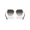 Gafas de sol de mujer Michael Kors MK1141-10148G montura butterfly rosa oro lente gris degradado 57mm