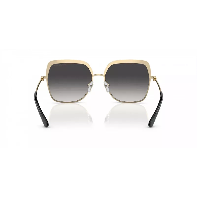 Gafas de sol de mujer Michael Kors MK1141-10148G montura butterfly rosa oro lente gris degradado 57mm
